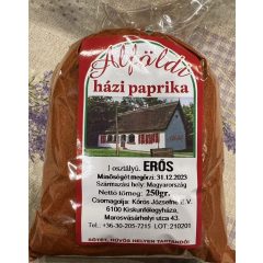 Házi erős őrölt paprika